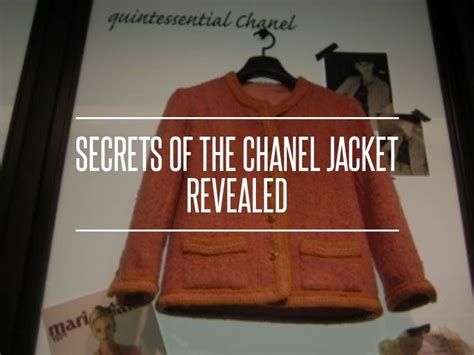 chanel jacket secrets.